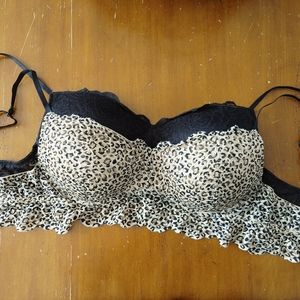 2 Lace Balconette Bras Size 38 C